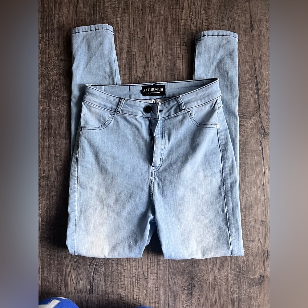 Fitjeans Contour High Waisted Bleach Blue